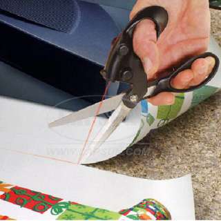 Laser Guided Fabric Sewing Scissors Cuts Straight Fast  