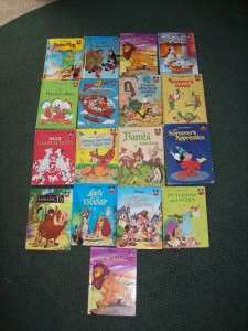 Disney Wonderful World Lot (17) Vintage 70 90s Childrens Character 