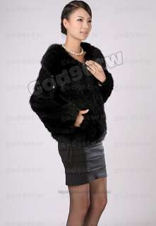 100% Real Genuine Knitted Mink Fur Coat Jacket Outwear Garment Vintage 