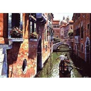 Howard Behrens   Pink Canal Canvas 