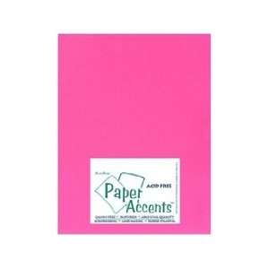  Paper Accents Cardstock 8.5x11 Smooth Electric Pink  65lb 