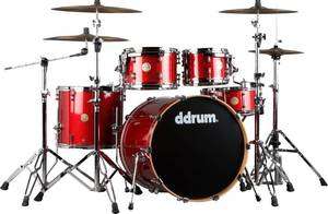 ddrum Dios Maple Drum Set w/ Hardware, Red Cherry Spkl  