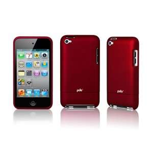   Silk Slider Case for iPod touch 4G   Red  Players & Accessories