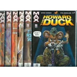  Howard the Duck #1 #6 set / Marvel Max Comics Books