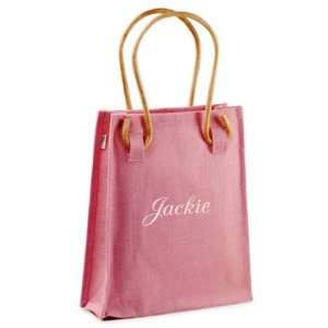  Pretty in Pink Jute Bag: Kitchen & Dining