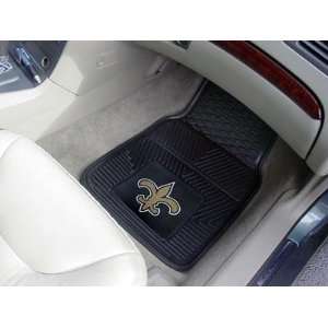  New Orleans Saints Vinyl Car/Truck/Auto Floor Mats: Sports 