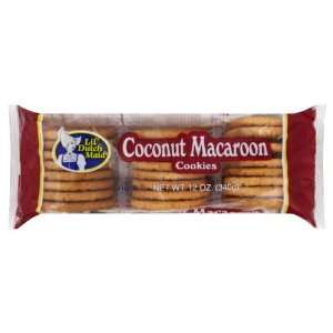 Little Dutch Maid Coconut Macaroon, 12 Ounce (Pack of 12):  