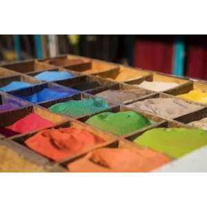  Multicolored Sand in the Boxes   60W x 40H   Peel and 