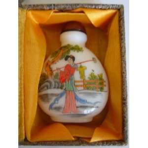  Chinese Enamel Glass Snuff Bottle Passion