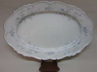   Bavaria Maria Theresia Ocean Blue 21985 Oval Serving Platter/Plate