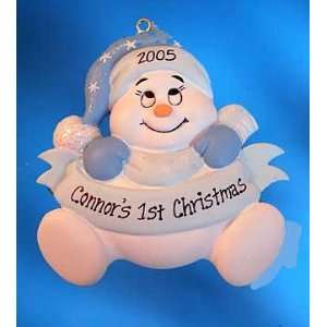 Personalized Baby Boy Ornament by Ornaments with Love  