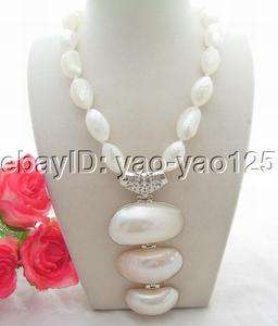 Excellent White Shell&Pendant Necklace  