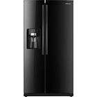 NEW Samsung Black 26 Cu Ft Side by Side Refrigerator RS263TDBP