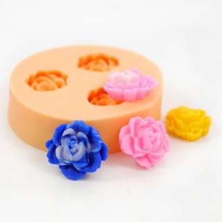 Holes Rose Resin Flower Mold Silicone Mold Mould for Crafts Jewelry 