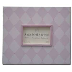  Pink Harlequin Picture Frame Baby