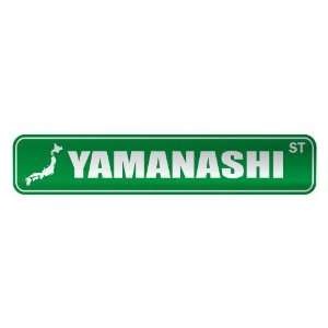   YAMANASHI ST  STREET SIGN CITY JAPAN