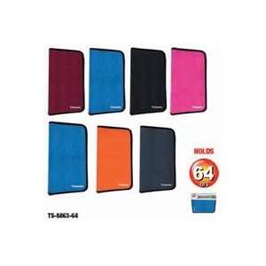  Trisonic Ts 8863 64 New Portable Cd DVD Holder Case Wallet 