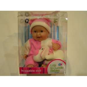  Pink & Ivory Huggable Doll w/Puppy Toys & Games