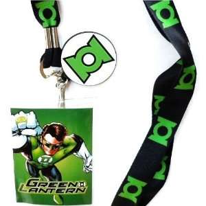  Green Lantern Logo Lanyard with Rubber Charm: Toys & Games