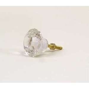  Clear Faceted Glass Drawer Knob Pulls 1.25 Home 