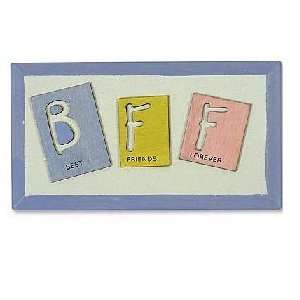  BFF (Best Friends Forever) Wood Text Sign Plaque 