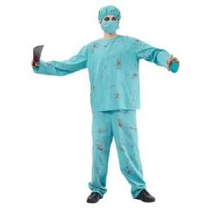   Halloween Costumes  Blood Splattered Surgeon Costume: Toys & Games