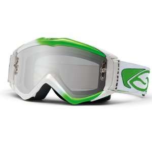   Sweat X Goggles with Mirrored Lens   One size fits most/Green/White