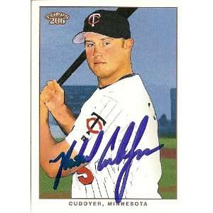  Michael Cuddyer Signed Twins 2003 Topps 206 Card: Sports 