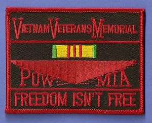 Vietnam Veterans Memorial VET EMB PATCH  