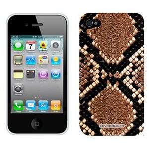 Snake Brown on Verizon iPhone 4 Case by Coveroo