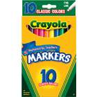 DDI Crayola Fine Line Markers Classic Colors 10/Pkg   656804