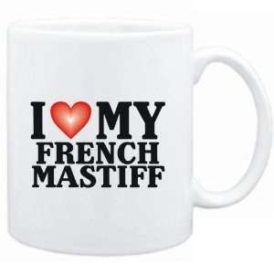 Mug White  I LOVE French Mastiff  Dogs  Sports 