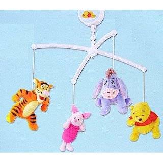  Disney Pooh Happy Days 4pc Crib Bedding Set: Baby