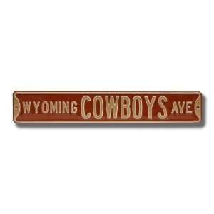  WYOMING COWBOYS WYOMING COWBOYS AVE AUTHENTIC METAL 