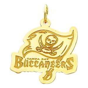  14K Gold NFL Tampa Bay Buccaneers Logo Charm Sports 