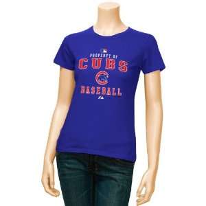  Chi Cub Apparel : Majestic Chicago Cubs Ladies Royal Blue 