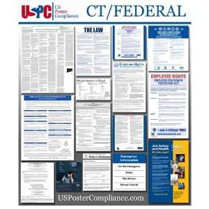  Conecticut CT and Federal all in one Labor Law Poster for 