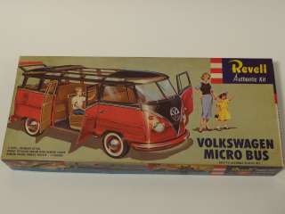 RARE 1950s Revell VW Volkswagon Micro bus Van Model Kit  