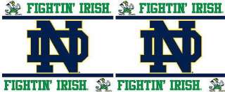 Notre Dame Fightin Irish Wall Border 3 Rolls 45Ft Total  