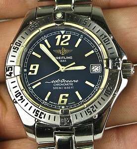 Genuine Breitling Aeromarine Colt Oceane A57350 Swiss Watch Retial $ 