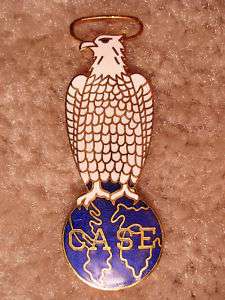 Case Co.White Eagle On Globe Watch Fob CAS 2  