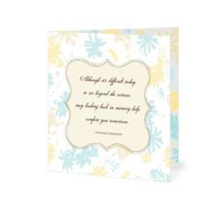  Sympathy Greeting Cards   Floral Splatter By Hello Little 