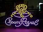 NEW CROWN ROYAL WHISKEY REAL NEON LIGHT BEER BAR PUB SIGN