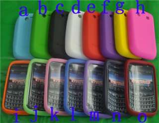 Silicone Case Skin Cover For Blackberry Oynx 9700  