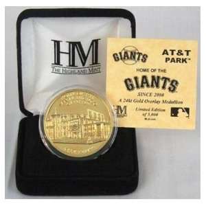  AT&T Park 24KT Gold Commemorative Coin 