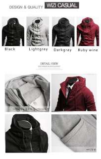   Stylish Slim Fit Mens Jackets Coats 4 Colours US size XS,S,M,L  