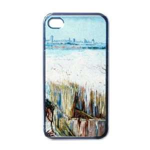   Background By Vincent Van Gogh Black Iphone 4   Iphone 4s Case: Office