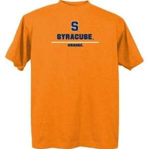  Syracuse Orange SU NCAA Orange Short Sleeve T Shirt Large 