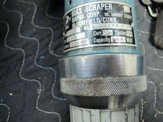 Dapra Biax 7/EL Electric Scraper   In Case   For Parts/Repair  