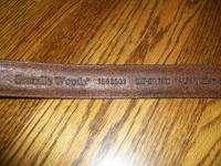 GREG NORMAN SCANDIA WOODS BROWN LEATHER SILVER BELT  
